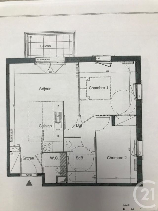 Appartement F3 à louer - 3 pièces - 52.92 m2 - MAUREPAS - 78 - ILE-DE-FRANCE - Century 21 S.L.P. Immobilier Appartement F3 à louer - 3 pièces - 52.92 m2 - MAUREPAS - 78 - ILE-DE-FRANCE - Century 21 S.L.P. Immobilier