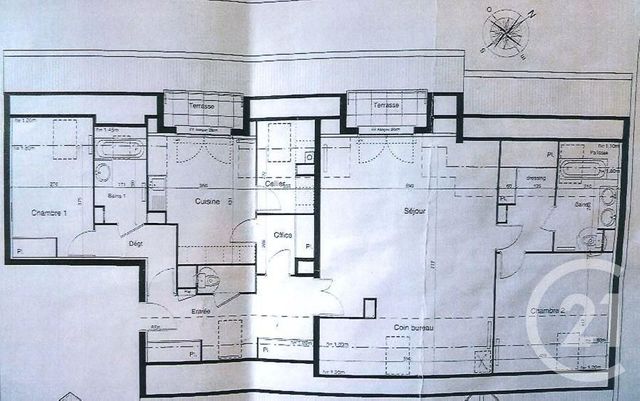 Appartement F4 à vendre - 4 pièces - 119.0 m2 - MAUREPAS - 78 - ILE-DE-FRANCE - Century 21 S.L.P. Immobilier