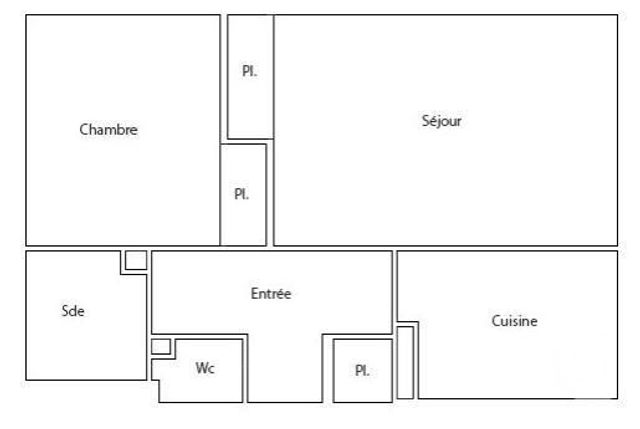 Appartement F2 à vendre - 2 pièces - 42.72 m2 - MAUREPAS - 78 - ILE-DE-FRANCE - Century 21 S.L.P. Immobilier